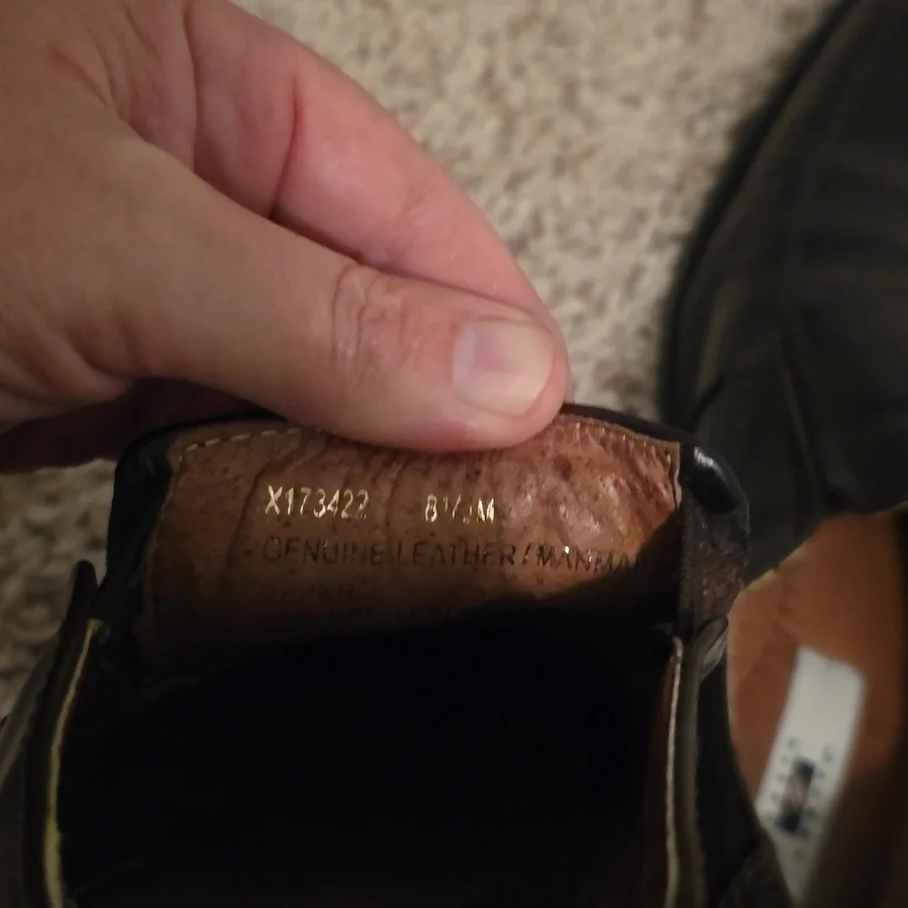 Joseph Abboud Men's Brown Leather Loafers Size 8.5M
